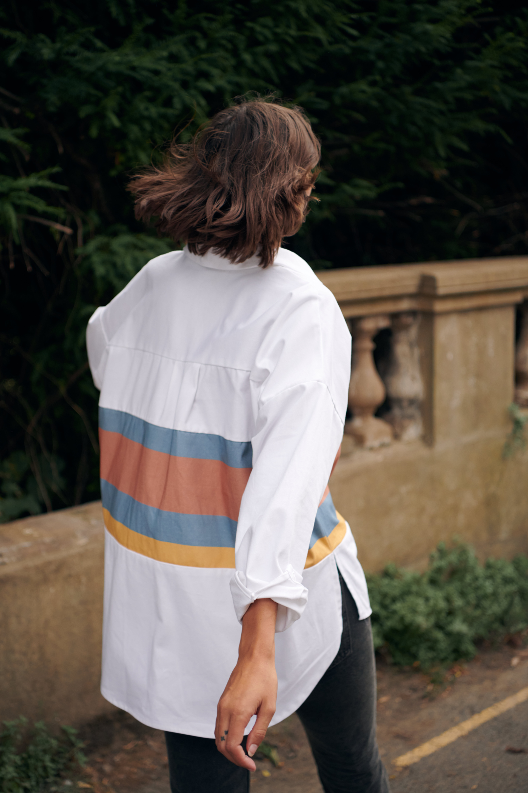 The Maria Anna Shirt: Italian Inspired Colour Block